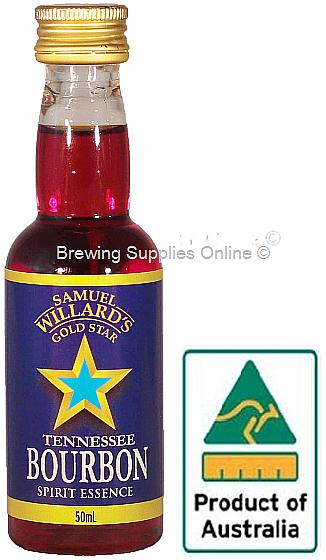 Brewing Supplies Online Samuel Willard's Gold Star Tennessee Bourbon Flavour 50ml