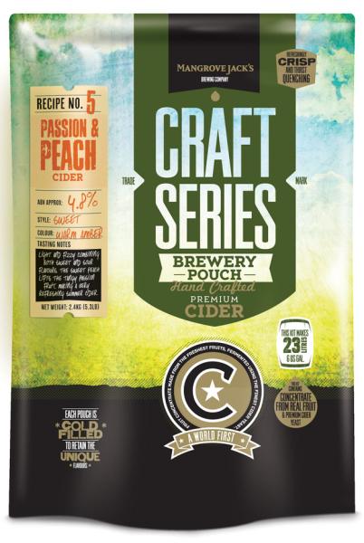 Mangrove Jack's Peach & Passionfruit cCraft Cider